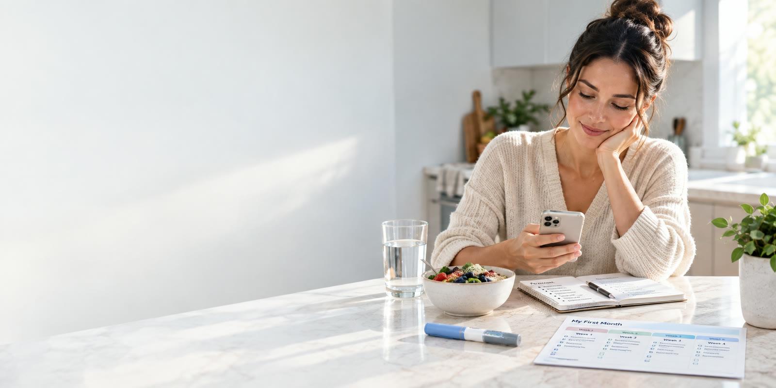 Microdosing a GLP-1 for maintenance after weight loss